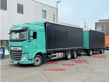 Curtainsider truck DAF XF 480