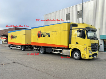 Box truck MERCEDES-BENZ Actros 1848