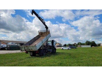 Tipper, Crane truck Renault Kerax 270 4x2 Euro 2 Tipper Truck Crane HIAB: picture 2