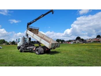 Tipper, Crane truck Renault Kerax 270 4x2 Euro 2 Tipper Truck Crane HIAB: picture 4