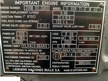 Cylinder block LIEBHERR
