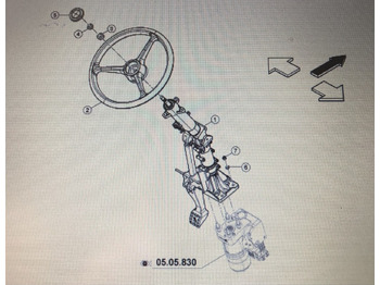 Steering column CLAAS