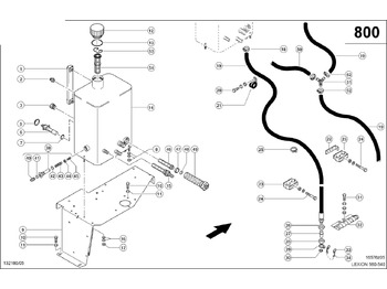 Hydraulic tank CLAAS