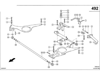 Hydraulic cylinder CLAAS