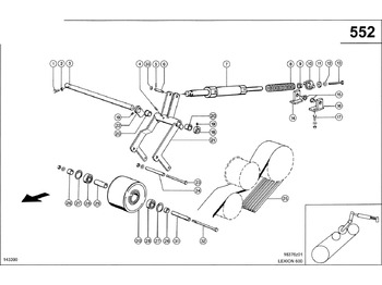 Hydraulic cylinder CLAAS