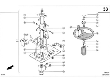 Steering column CLAAS