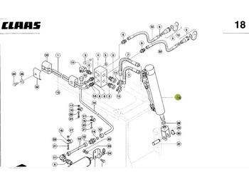 Hydraulic cylinder CLAAS