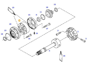 Gearbox and parts FENDT