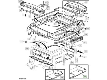Cab and interior JOHN DEERE
