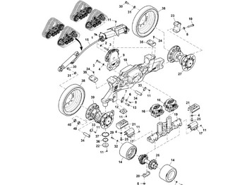 Undercarriage parts JOHN DEERE