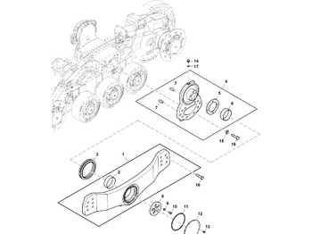 Undercarriage parts JOHN DEERE