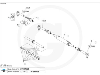 Axle and parts