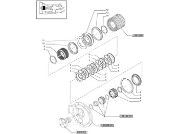 Gearbox and parts NEW HOLLAND