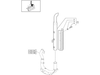 Muffler NEW HOLLAND