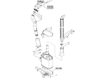 Muffler NEW HOLLAND
