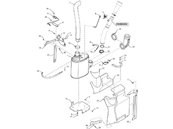 Muffler NEW HOLLAND