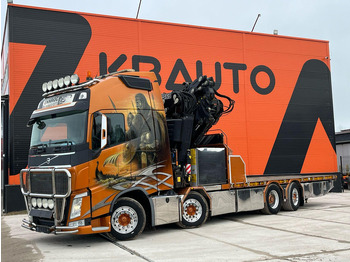 Dropside/ Flatbed truck, Crane truck Volvo FH 540 8x2 Fassi F950RA2.28 + JIB L616 + WINCH / EXTENDABLE PLATFROM: picture 2