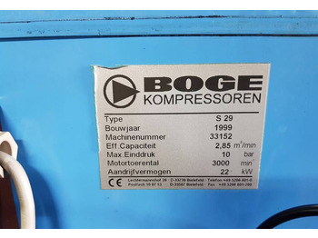 Air compressor KOMPRESOR ŚRUBOWY BOGE S 29: picture 3