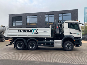 Tipper, Crane truck MAN TGS 33.440 6x6 /3-Seiten- Kipper /  HIAB 228-6: picture 5