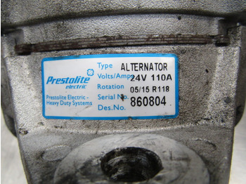 Electrical system for Truck VOLVO FH13A ALTERNATOR 24V / 110A: picture 3