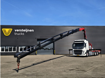 Dropside/ Flatbed truck, Crane truck Volvo FM500 / 6x2 / HMF 32TM / KRAN / CRANE: picture 4