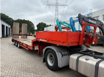 Low loader semi-trailer Müller Mitteltal TS3 Tieflader Auflieger mit hydr. Rampen: picture 3