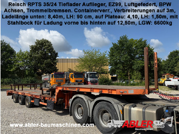 Low loader trailer REISCH