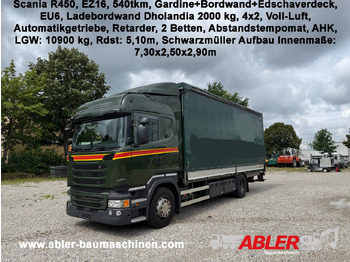 Curtainsider truck SCANIA R 450