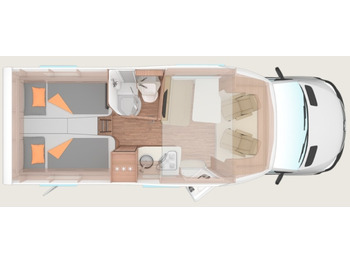 Semi-integrated motorhome WEINSBERG CaraCompact Suite MB 640 MEG