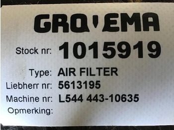 Air intake system LIEBHERR