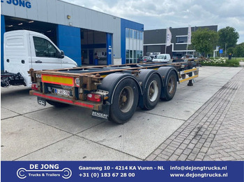 Container transporter/ Swap body semi-trailer VAN HOOL 40'
