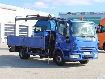 Dropside/ Flatbed truck, Crane truck Iveco EUROCARGO 100E17, EURO 3, HYDRAULIC ARM HIAB 035-2: picture 3 Dropside/ Flatbed truck, Crane truck Iveco EUROCARGO 100E17, EURO 3, HYDRAULIC ARM HIAB 035-2: picture 3