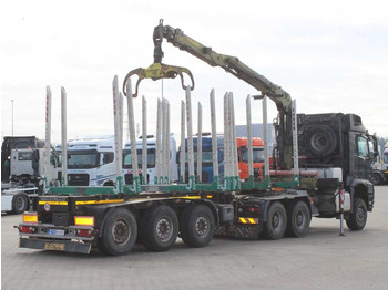 Timber truck Mercedes-Benz Arocs 3351, 6x6, LOGLIFT ET450: picture 3