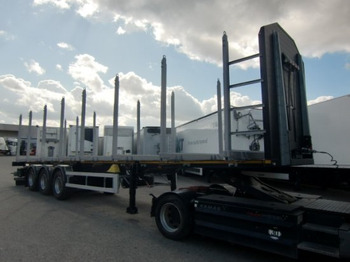 New Timber semi-trailer MEGA TIMBER LONG Holzauflieger 8 Rungenpaare 3. Achse Liftachse: picture 3