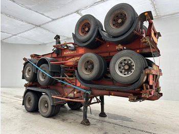 Container transporter/ Swap body semi-trailer Van Hool Stack 4 x skelet 20 ft: picture 3