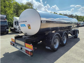 Tank trailer for transportation of milk ETA 16500L INSULATED INOX TANK - 1 COMP: picture 5 Tank trailer for transportation of milk ETA 16500L INSULATED INOX TANK - 1 COMP: picture 5