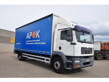 Curtainsider truck MAN TGM 18.280