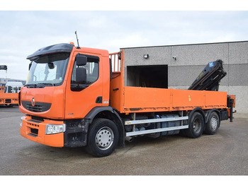 Dropside/ Flatbed truck RENAULT Premium 410
