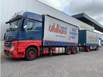 Curtainsider truck MERCEDES-BENZ Actros 2548