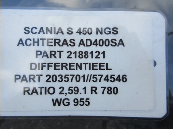 Rear axle for Truck Scania 2188121 // 2035701 // 574546 // AD 400 SA ACHTER SCANIA S 450 EURO 6 NGS: picture 5