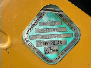 Crawler excavator Caterpillar 315DL Material Handler: picture 5