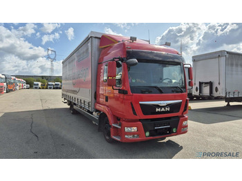 Curtainsider truck MAN TGL 12.250