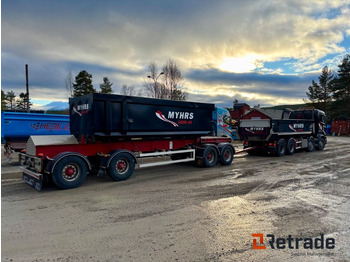 Tipper, Roll-off/ Skip trailer Kassettbilsekipage Scania R730 8X4: picture 3