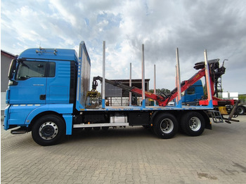 Timber truck, Crane truck MAN TGX 26.500 Holz-LKW Euro6 6x4 Holztransporter m Palfinger (16): picture 5