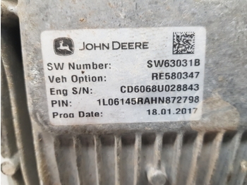 ECU for Farm tractor John Deere 6145r Engine Control Unit Re548097, Re580347, Sw63031b: picture 2