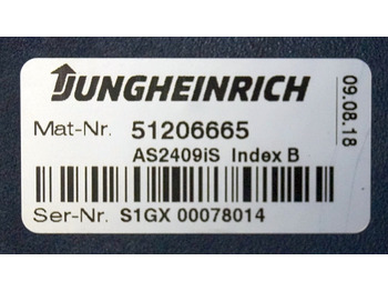 ECU for Material handling equipment Jungheinrich 51206665 | Rij/hef regeling Drive/lift controller AS2409 i S Index: picture 2 ECU for Material handling equipment Jungheinrich 51206665 | Rij/hef regeling Drive/lift controller AS2409 i S Index: picture 2