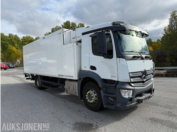 Box truck 2015 Mercedes-Benz ANTOS 1830 skapbil, baklem, kjøling, fjernkontroll, ryggekamera, 360, lav KM: picture 3