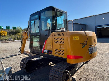 Excavator 2024 Sany SY75C. S50 Hurtigfeste. Sentralsmøring. Graveskuff ca 320L: picture 5