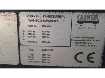 Carnehl Kippmulde 3 Achser Hardox 26 Kubik leasing Carnehl Kippmulde 3 Achser Hardox 26 Kubik: picture 5