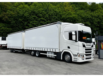 Curtainsider truck SCANIA R 410